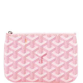 Goyard Senat Zip Pouch Coated Canvas Mini