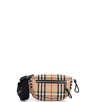 Burberry Cannon Bum Bag Vintage Check Canvas Small