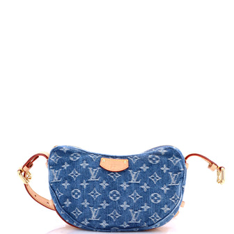 Louis Vuitton Croissant NM Handbag Monogram Denim MM