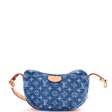 Louis Vuitton Croissant NM Handbag Monogram Denim MM