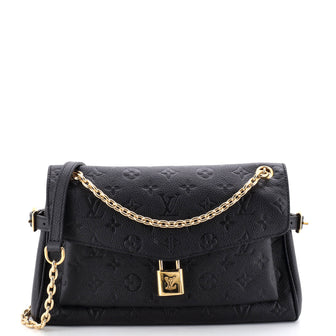 Louis Vuitton Anytime Flap Bag Monogram Embossed Leather