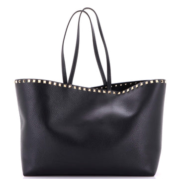 Valentino Garavani Rockstud Shopper Tote Leather Large