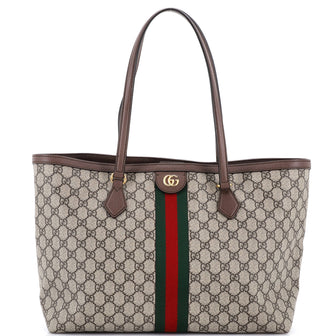 Gucci Ophidia Shopping Tote GG Coated Canvas Medium