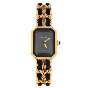 Chanel Premiere Rock Quartz Watch Plated Metal and Leather 20
