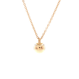 Tiffany & Co. HardWear Ball Pendant Necklace 18K Rose Gold 8mm