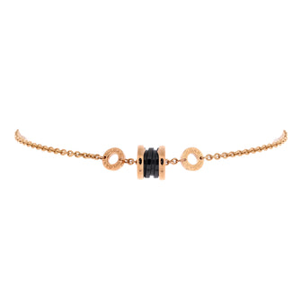 Bvlgari B.Zero1 Soft Bracelet 18K Rose Gold with Ceramic