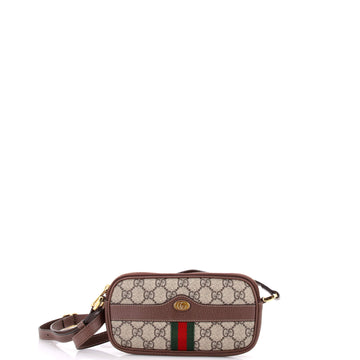 Gucci Ophidia Crossbody Bag GG Coated Canvas Mini