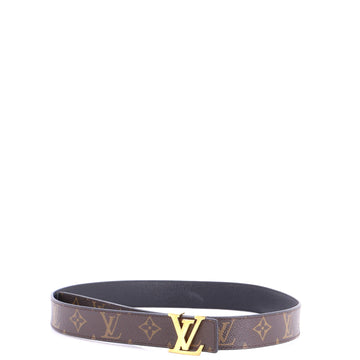 Louis Vuitton LV Iconic Reversible Belt Monogram Canvas and Leather Medium