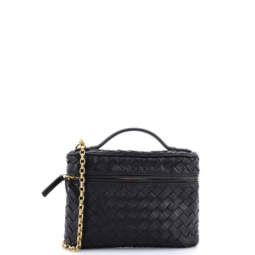 Bottega Veneta Soft Chain Vanity Case Intrecciato Leather Small
