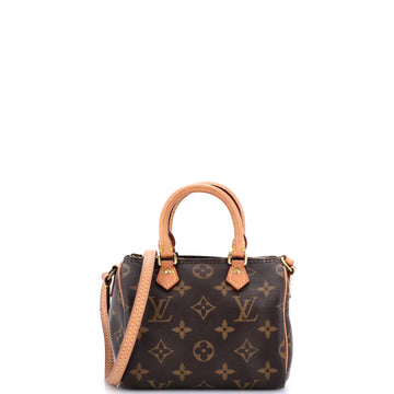Louis Vuitton Speedy Bandouliere Bag Monogram Canvas Nano