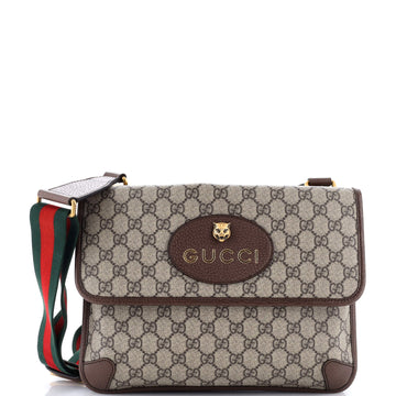 Gucci Neo Vintage Flap Messenger GG Coated Canvas Medium
