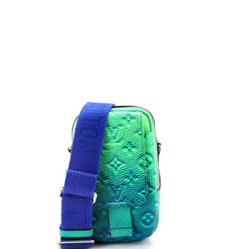 Louis Vuitton Double Phone Pouch Limited Edition Illusion Monogram Taurillon Leather
