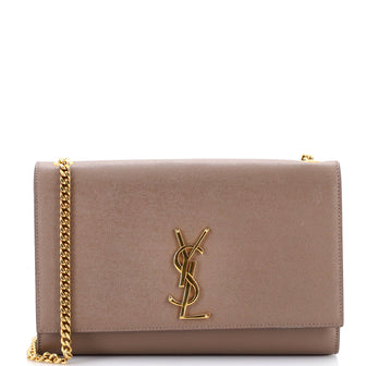 Saint Laurent Classic Monogram Crossbody Bag Calfskin Medium