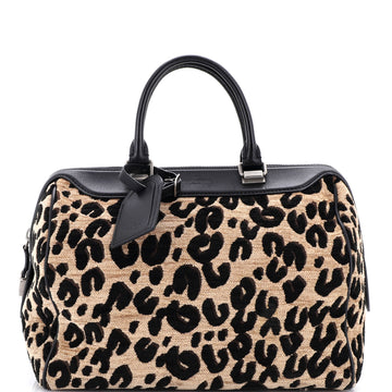 Louis Vuitton Speedy Handbag Limited Edition Stephen Sprouse Leopard Chenille