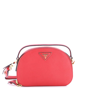Prada Odette Top Handle Bag Saffiano Leather Small