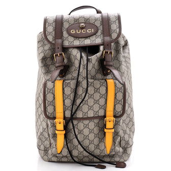 Gucci Courrier Soft Backpack GG Coated Canvas Large