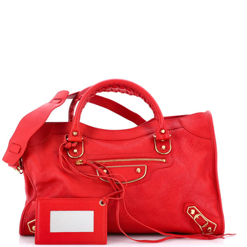 Balenciaga City Classic Metallic Edge Bag Leather Medium