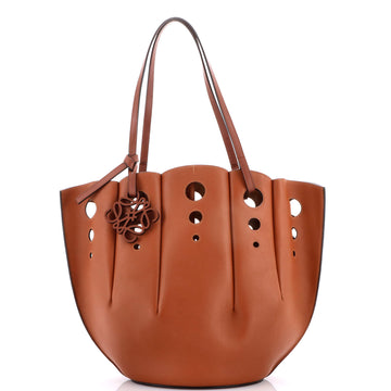 Loewe Shell Tote Perforated Leather Large