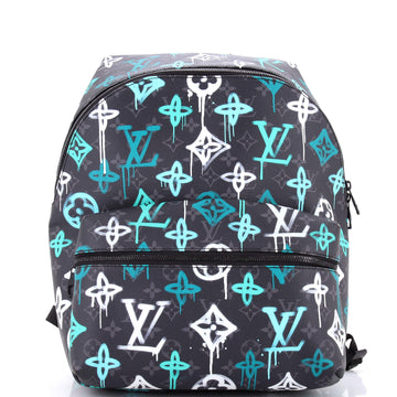 Louis Vuitton Discovery Backpack Graffiti Monogram Eclipse Canvas PM