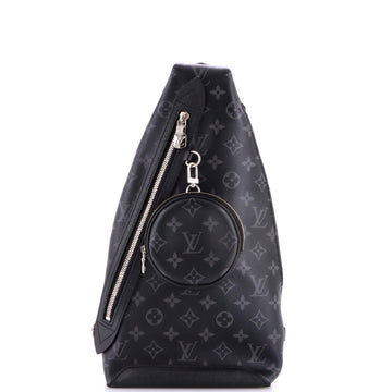 Louis Vuitton Duo Sling Bag Monogram Eclipse Canvas