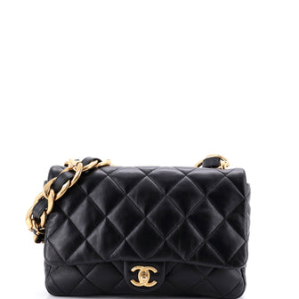 Chanel Funky Town Flap Bag Quilted Lambskin Large
