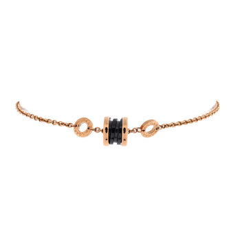 Bvlgari B.Zero1 Soft Bracelet 18K Rose Gold with Ceramic