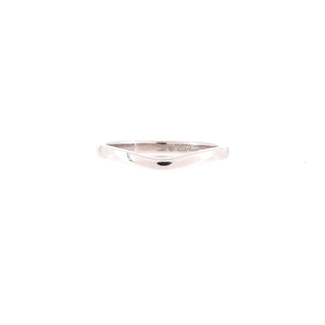 Cartier Ballerine Wedding Band Ring Platinum 2mm