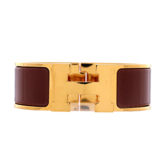 Hermes Clic H Bracelet Enamel Wide