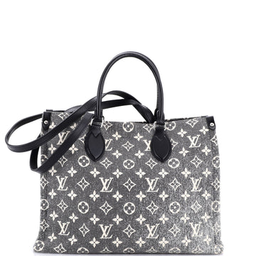 Louis Vuitton OnTheGo Tote Monogram Jacquard Denim MM