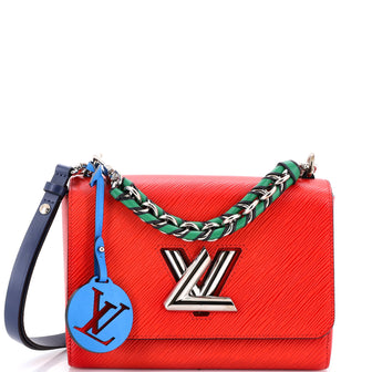 Louis Vuitton Braided Handle Twist Bag Epi Leather MM