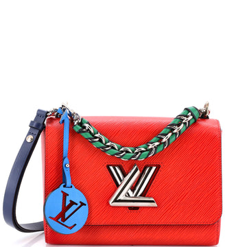 Louis Vuitton Braided Handle Twist Bag Epi Leather MM