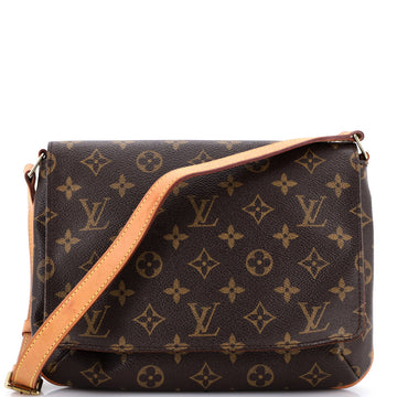 Louis Vuitton Musette Tango Handbag Monogram Canvas