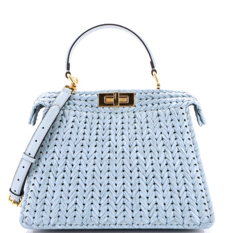 Fendi Peekaboo ISeeU Bag Raffia Medium