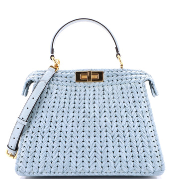 Fendi Peekaboo ISeeU Bag Raffia Medium
