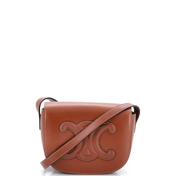 Celine Cuir Triomphe Folco Bag Leather