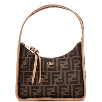 Fendi Fendessence Hobo Zucca Canvas Mini