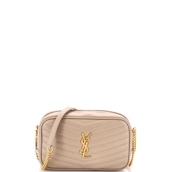 Saint Laurent Lou Camera Bag Matelasse Chevron Leather Mini