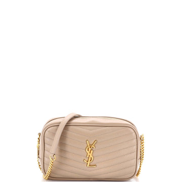 Saint Laurent Lou Camera Bag Matelasse Chevron Leather Mini