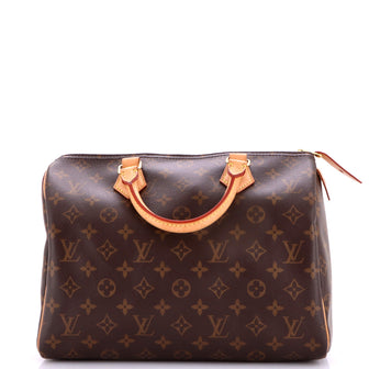 Louis Vuitton Speedy Handbag Monogram Canvas 30