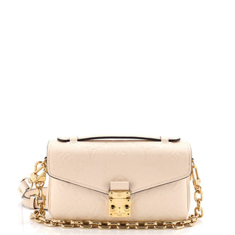 Louis Vuitton Pochette Metis Monogram Empreinte Leather East West