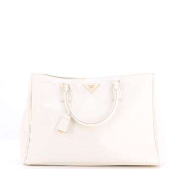 Prada Double Zip Lux Tote Saffiano Leather XL