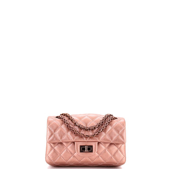 Chanel Reissue 2.55 Flap Bag Quilted Metallic Calfskin Mini