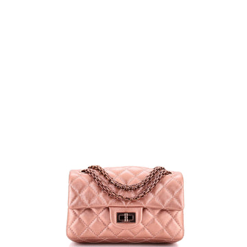 Chanel Reissue 2.55 Flap Bag Quilted Metallic Calfskin Mini