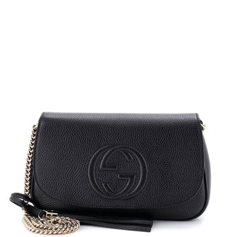 Gucci Soho Chain Crossbody Bag Leather Medium