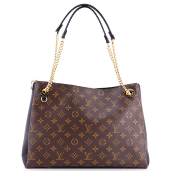 Louis Vuitton Surene Handbag Monogram Canvas with Leather MM