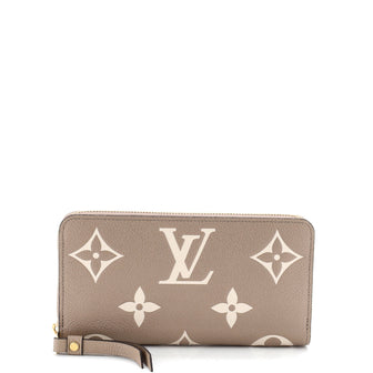 Louis Vuitton Zippy Wallet Bicolor Monogram Empreinte Giant