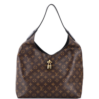 Louis Vuitton Flower Hobo Monogram Canvas with Leather