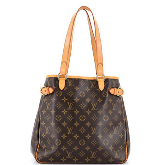Louis Vuitton Batignolles Handbag Monogram Canvas Vertical