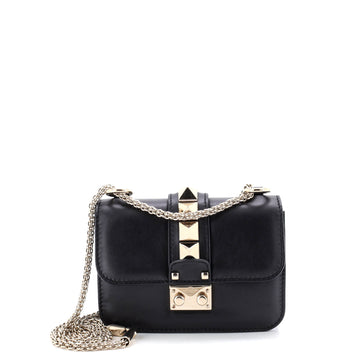 Valentino Garavani Glam Lock Shoulder Bag Leather Mini