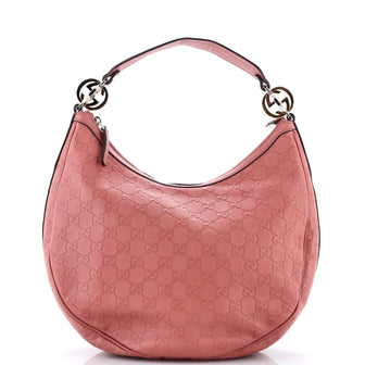 Gucci Twins Hobo Guccissima Leather Medium